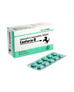 Cenforce D (Sildenafil 100mg + Dapoxetine 60mg) Overseas Shipping