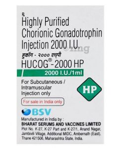 HUCOG 2000 IU (Chorionic Gonadotropin) Overseas Shipping