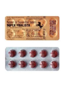 Super Vidalista (Tadalafil 20mg+Dapoxetine 60mg) Overseas Shipping