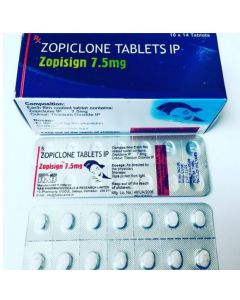 Zopisign 7.5mg (Zopiclone) (Overseas Shipping)
